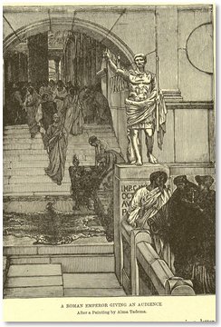 A Roman Emperor Giving an Audience